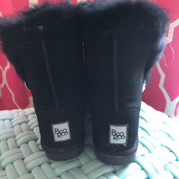 Boo Roo Black suede boots - Picture 2 of 6